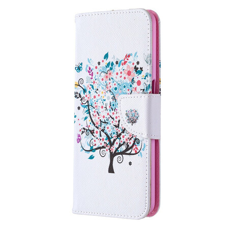 Oppo A72 Gebloemde Boom Hoesje