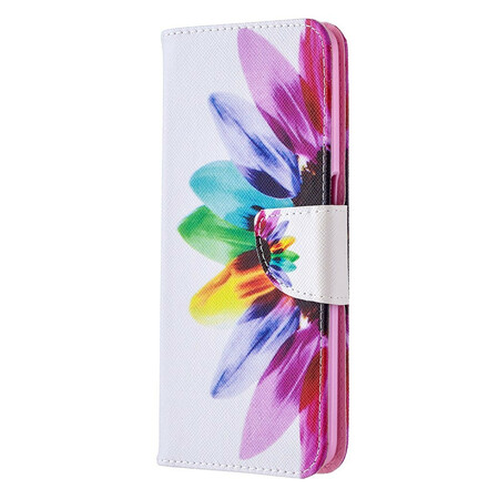 Oppo A72 Waterverf Bloem Hoesje