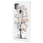 Xiaomi Redmi 9C Funky Cats Strap Case