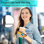 Samsung Galaxy M21 Ring en Koolstofvezel Hoesje