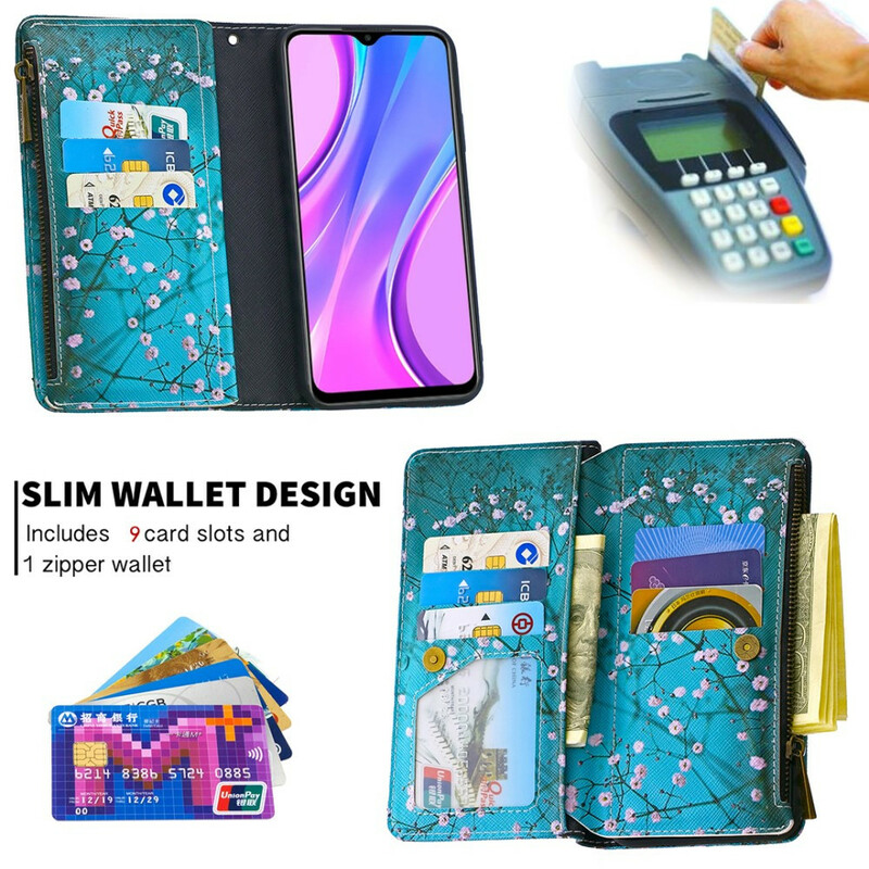 Xiaomi Redmi 9 Zip Pocket Boom Hoesje