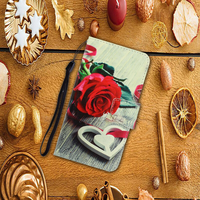 Xiaomi Redmi 9 Roze Romantische Strap Case