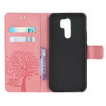 Xiaomi Redmi 9 Boom en Uil Koord Hoesje