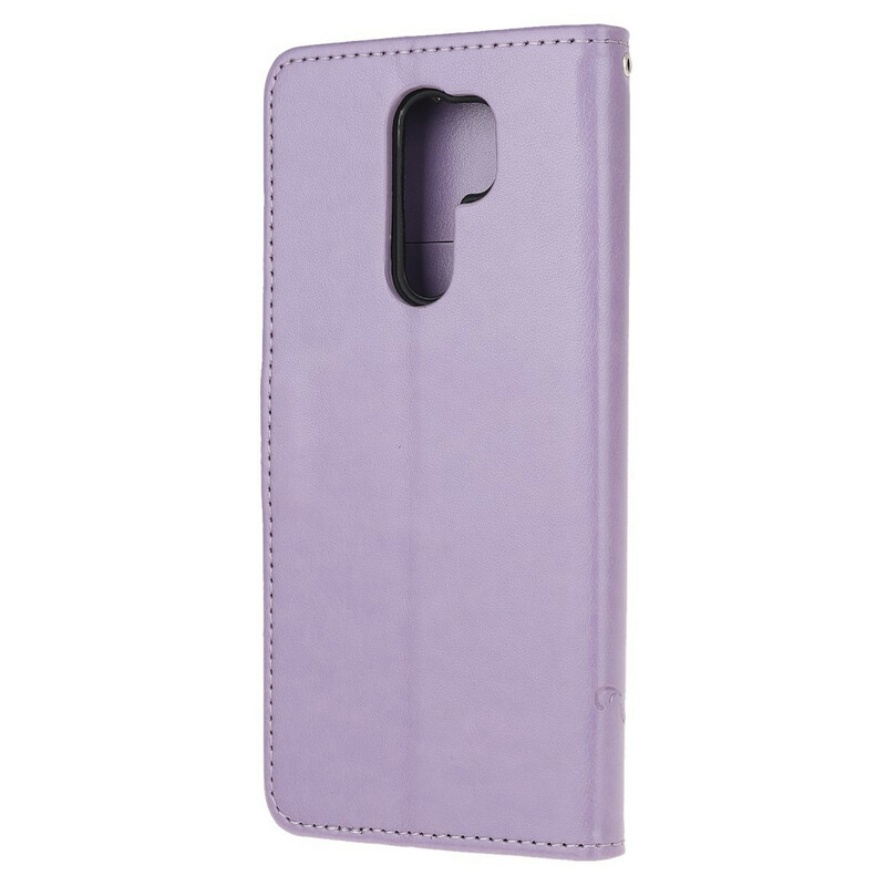 Xiaomi Redmi 9 Aziatische Vlinders en Bloemen Case