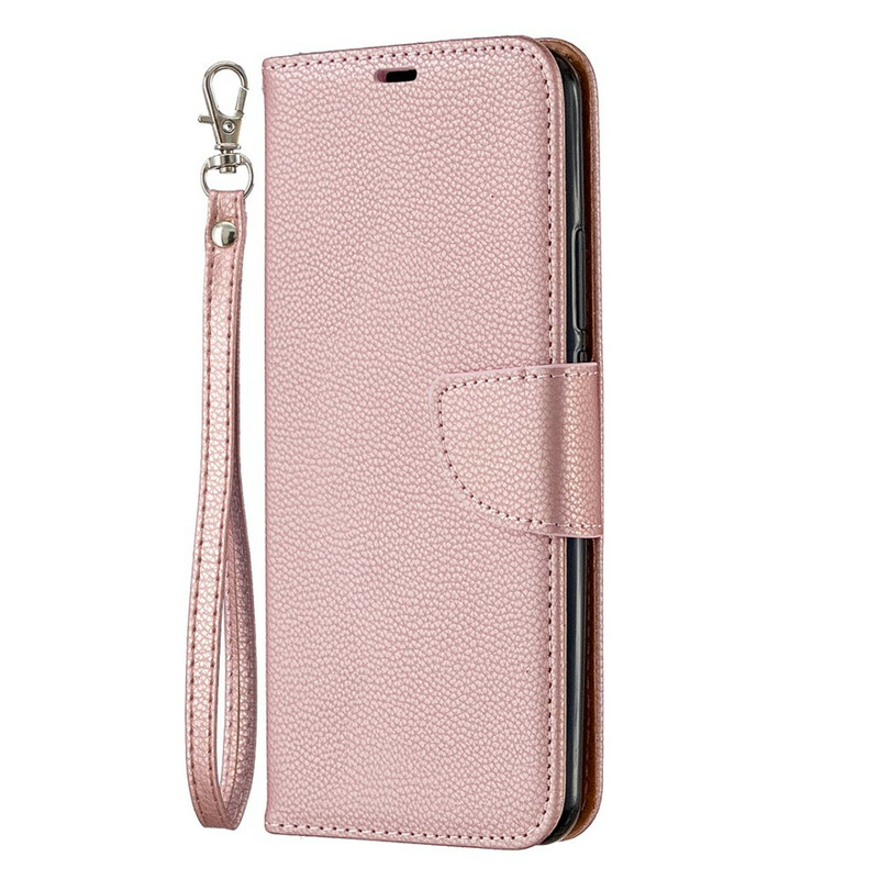 Xiaomi Redmi 9 Litchi Case Schuine Flap