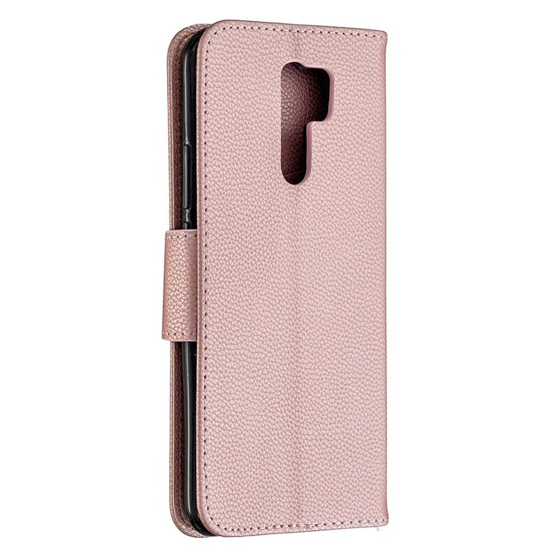Xiaomi Redmi 9 Litchi Case Schuine Flap