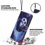 iPhone 12 Panda Space Lanyard Case