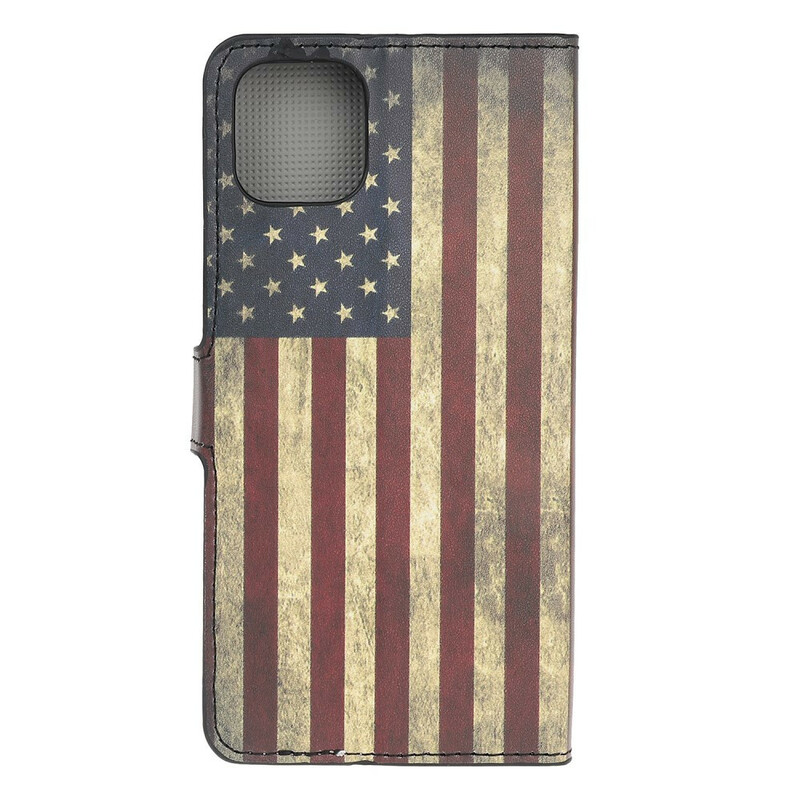Hoesje voor iPhone 12 USA Vlag