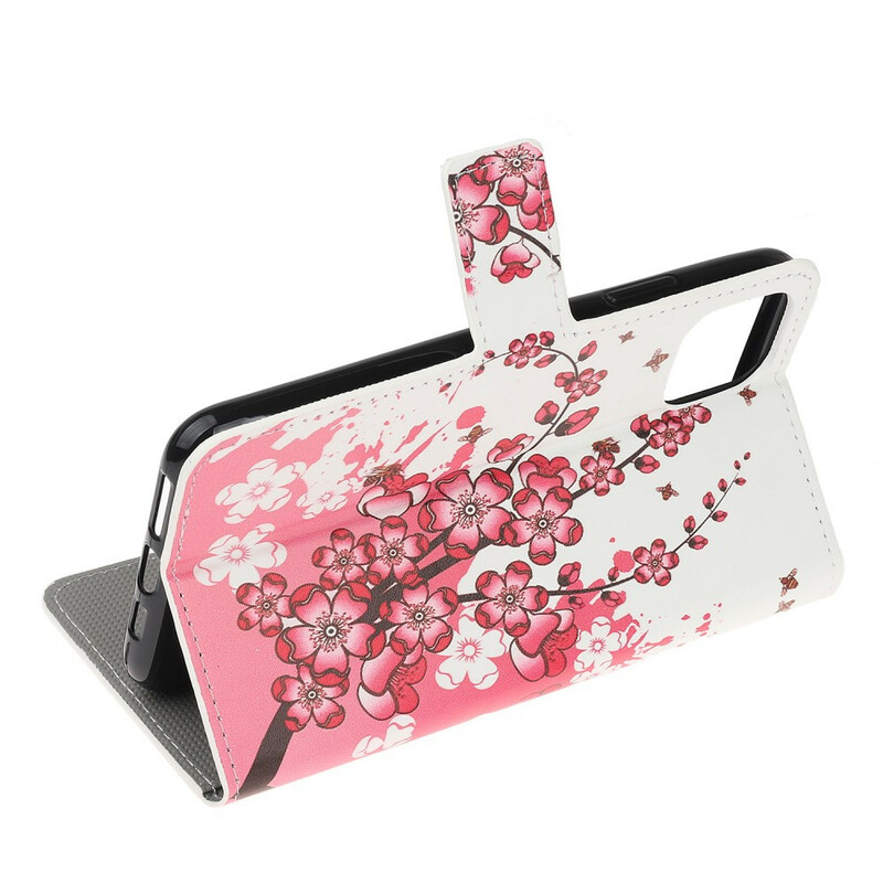 Hoesje voor iPhone 12 Tropische bloemen Hoesje voor iPhone 12 Tropische bloemen
