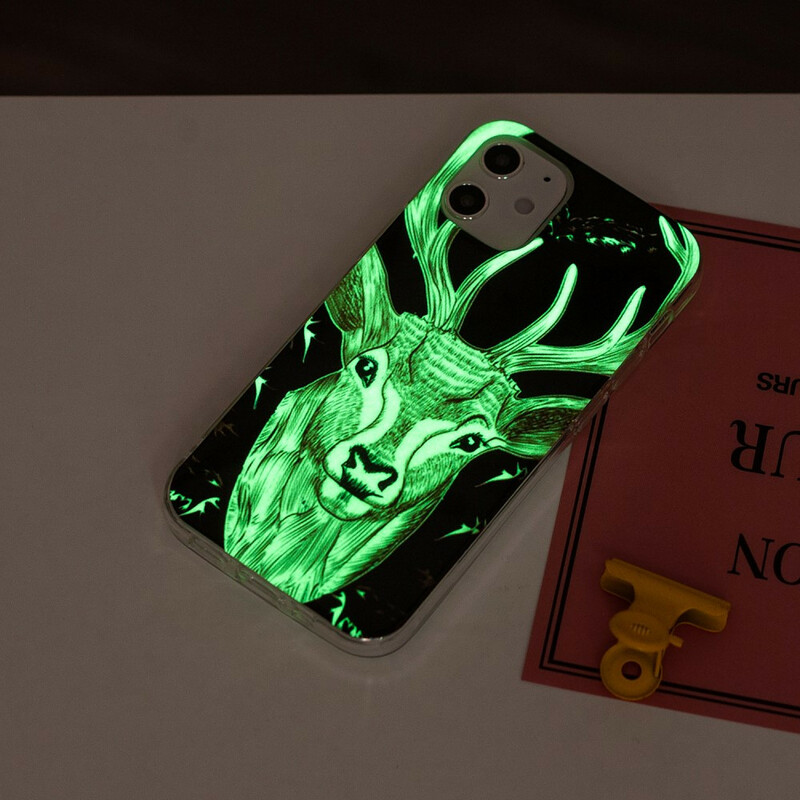 Case iPhone 12 Majestic Stag Fluorescerende