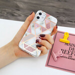 Case iPhone 12 Marble Geometrie Gekleurde 2