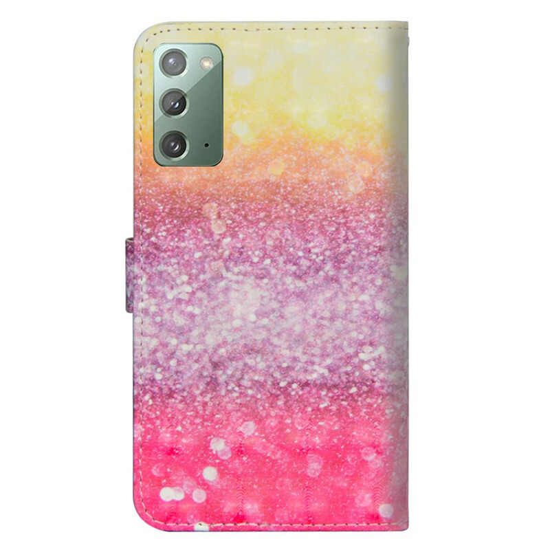 Samsung Galaxy Note 20 Glitter Cover Magenta's
