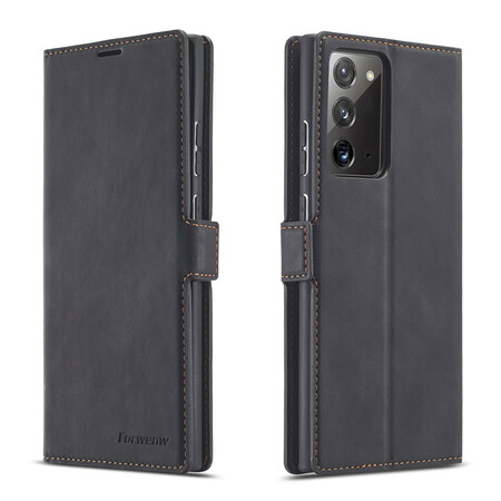 Samsung Galaxy Note 20 Leren Hoesje VOORWENW