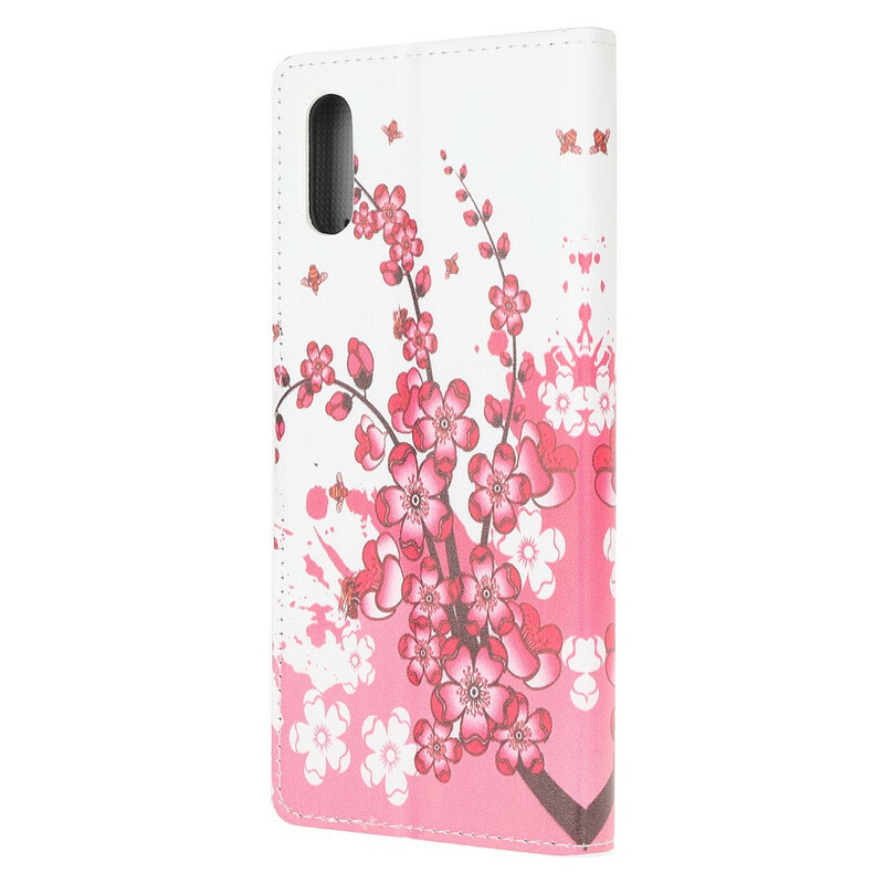 Xiaomi Redmi 9A hoesje met tropische bloemen