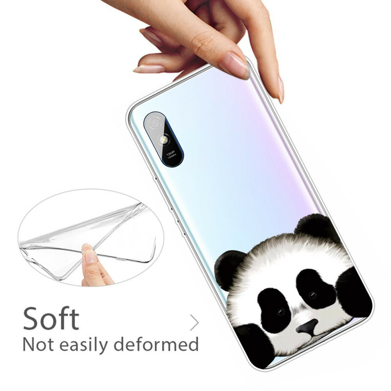 Xiaomi Redmi 9A Transparant Panda Hoesje
