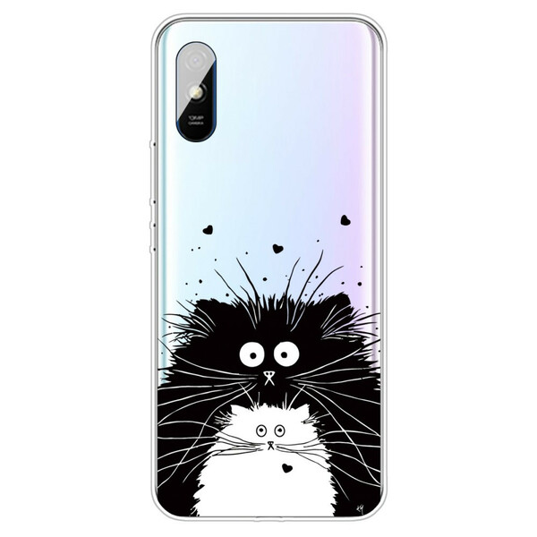 Xiaomi Redmi 9A Case Kijk naar de katten
