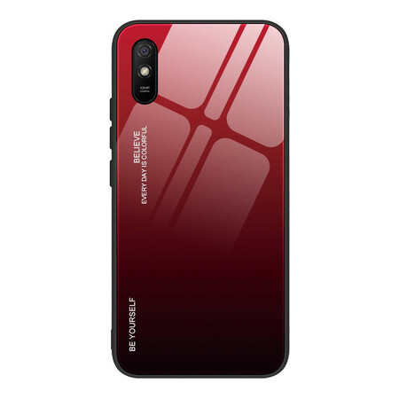 Xiaomi Redmi 9A gehard glas Case Be Yourself