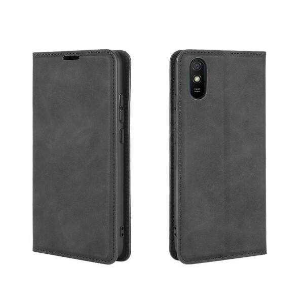 Flip Cover Xiaomi Redmi 9A Zacht Leder Effect