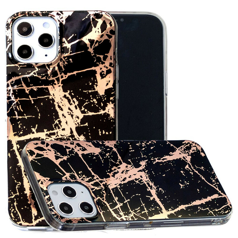 Case iPhone 12 Pro Max Marble Geometrie Kleurrijk 2