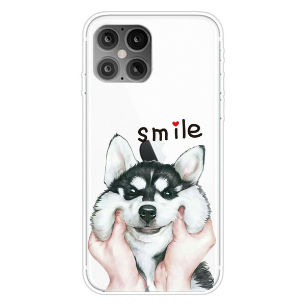 iPhone 12 Pro Max Case Glimlach Hond