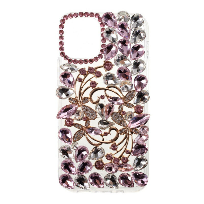 iPhone 12 Pro Max Silicone en Strass Case