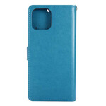 Case iPhone 12 Pro Max Vlinders en Bloemen Lanyard