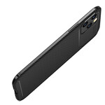 iPhone 12 Pro Max Flexibele Koolstofvezel Textuur Hoesje