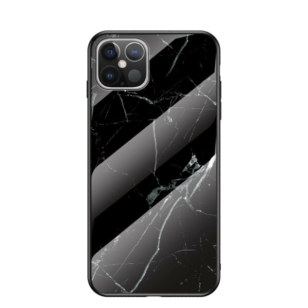 iPhone 12 Pro Max geval marmeren kleuren gehard glas