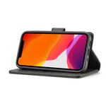 Beschermhoes voor iPhone 12 Pro Max LC.IMEEKE Leder effect