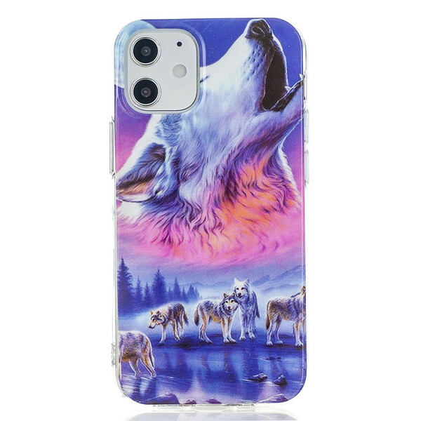 Case iPhone 12 / 12 Pro Wolf Series Fluorescerende