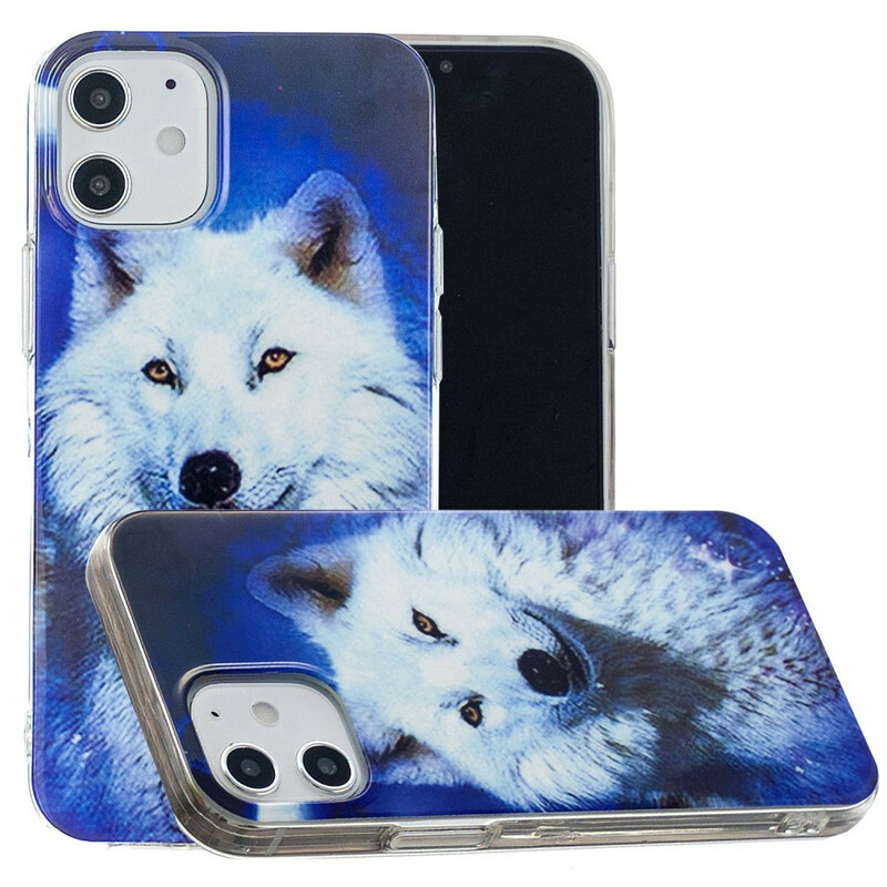 iPhone 12 Max / 12 Pro Case Wolf Series Fluorescerende