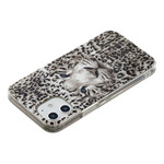 iPhone 12 Max / 12 Pro luipaard fluorescerend hoesje