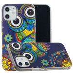 Case iPhone 12 Max / 12 Pro Uil Mandala Fluorescerende