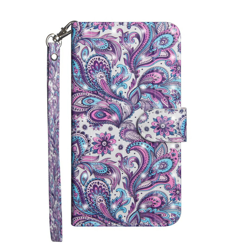 Hoesje voor iPhone 12 Max / 12 Pro Light Spot Bloemen Patronen