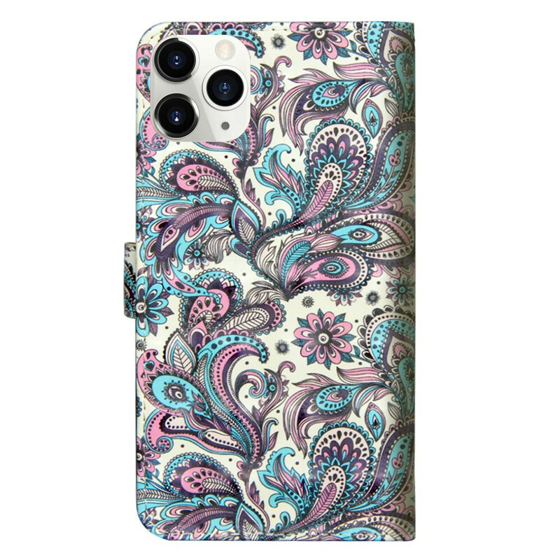 Hoesje voor iPhone 12 Max / 12 Pro Light Spot Bloemen Patronen