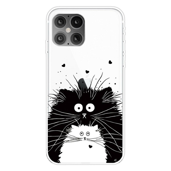 iPhone 12 Max / 12 Pro Case Kijk naar de katten