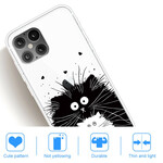 Case iPhone 12 Max / 12 Pro Kijk naar de katten