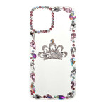 iPhone 12 Max / 12 Pro Silicone en Strass Case