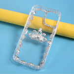iPhone 12 Max / 12 Pro Silicone en Strass Case