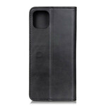 Flip cover iPhone 12 Max / 12 Pro Split Leer Mat