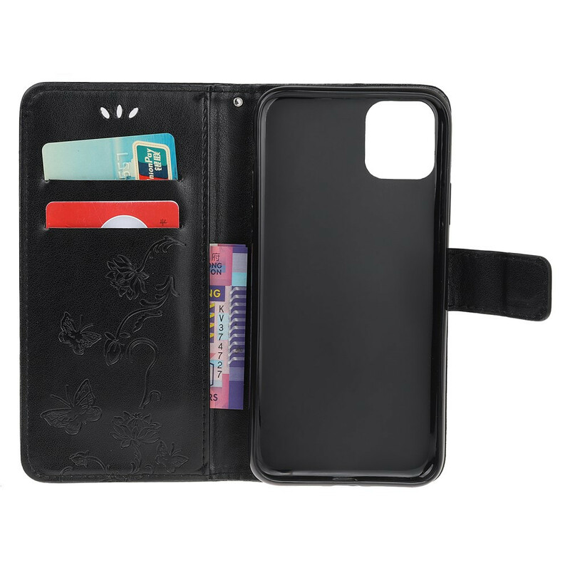 iPhone 12 Max / 12 Pro Floral Strap Case