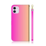 Cover voor iPhone 12 Max / 12 Pro kunstlederen spiegelhoes