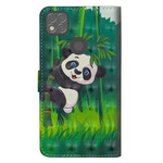 Xiaomi Redmi 9C Panda en Bamboe Hoesje