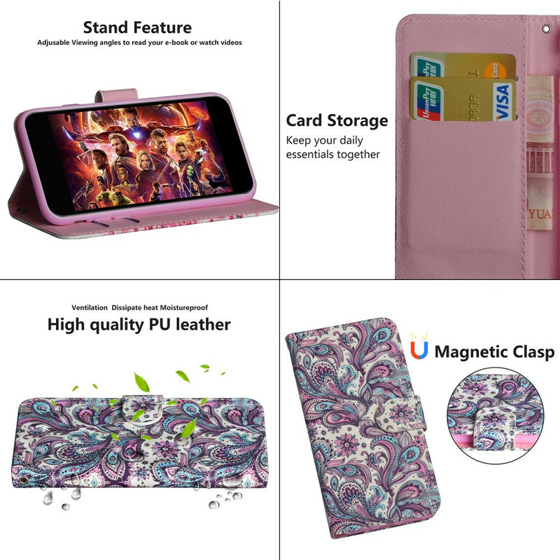 Xiaomi Redmi 9C Bloempatroon Hoesje