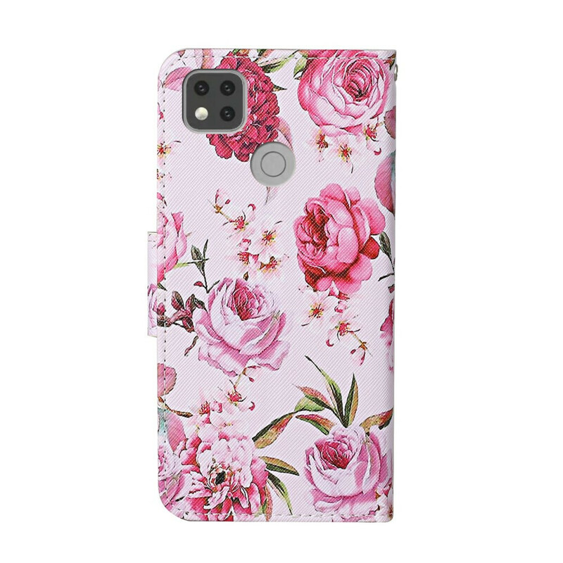 Xiaomi Redmi 9C Bloem Retro Hoesje