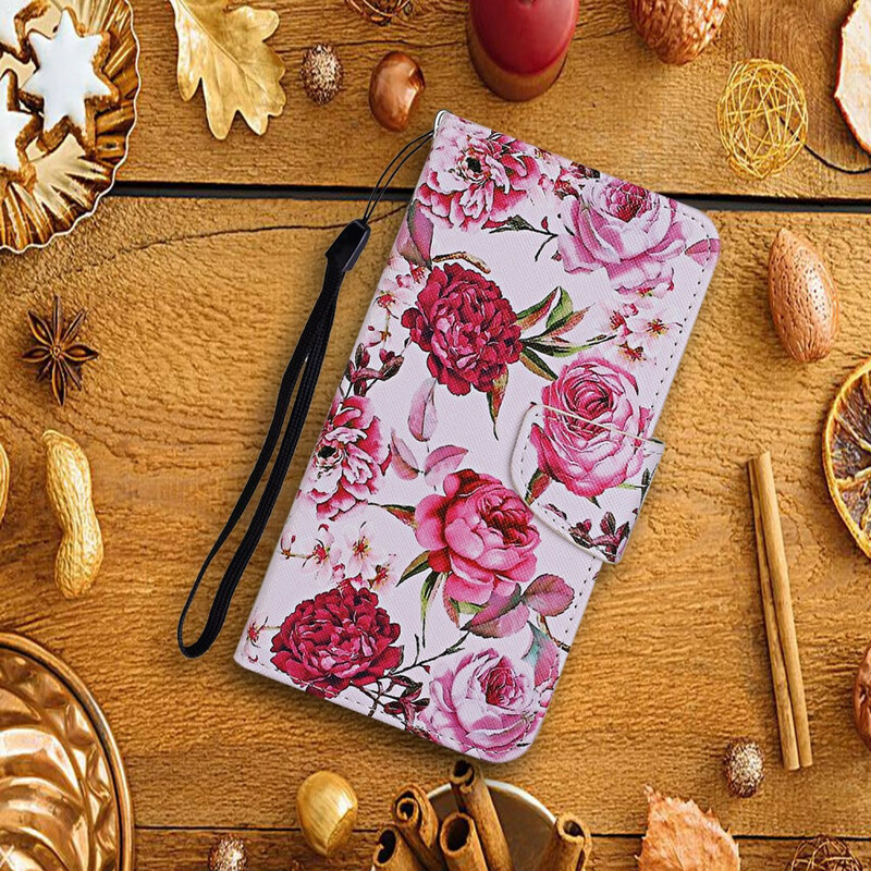 Xiaomi Redmi 9C Bloem Retro Hoesje