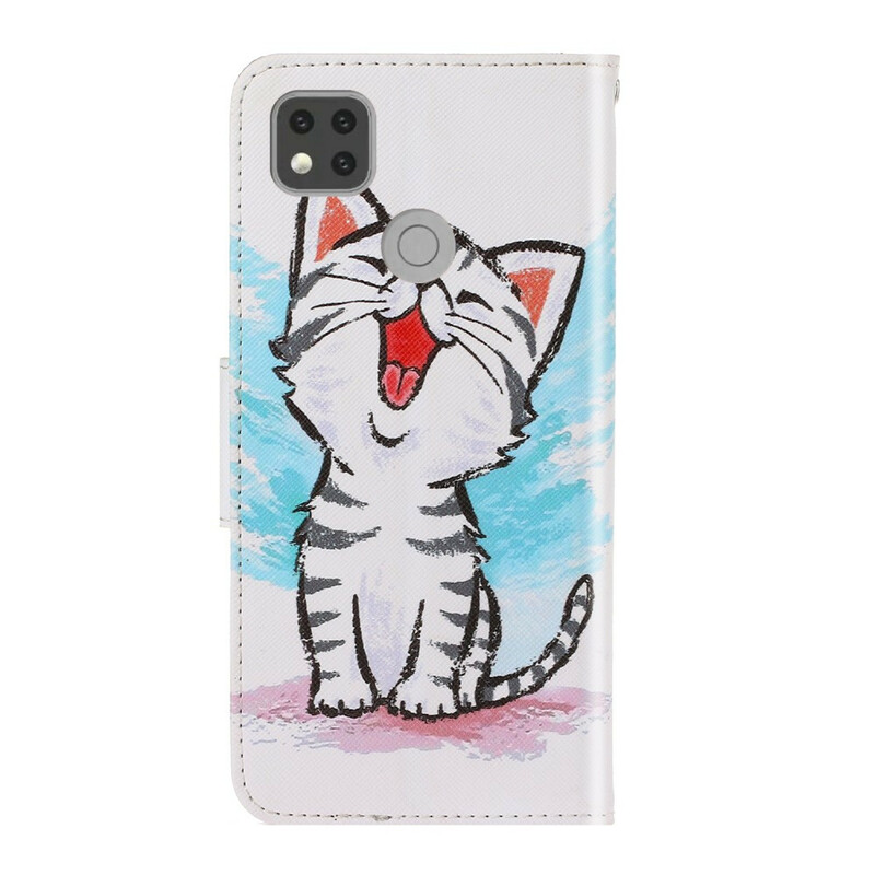 Xiaomi Redmi 9C Kitten Color Strap Case