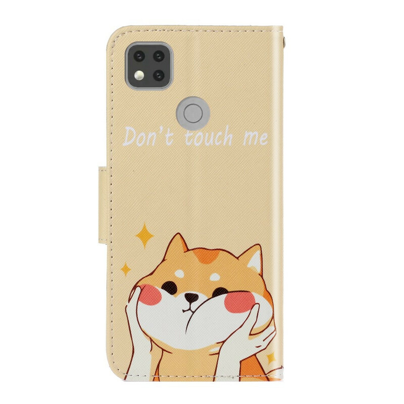 Xiaomi Redmi 9C Cat Don't Touch Me Koord Hoesje