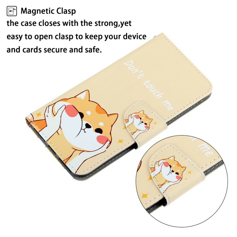 Xiaomi Redmi 9C Cat Don't Touch Me Koord Hoesje