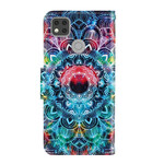 Xiaomi Redmi 9C Flashy Mandala Strap Case